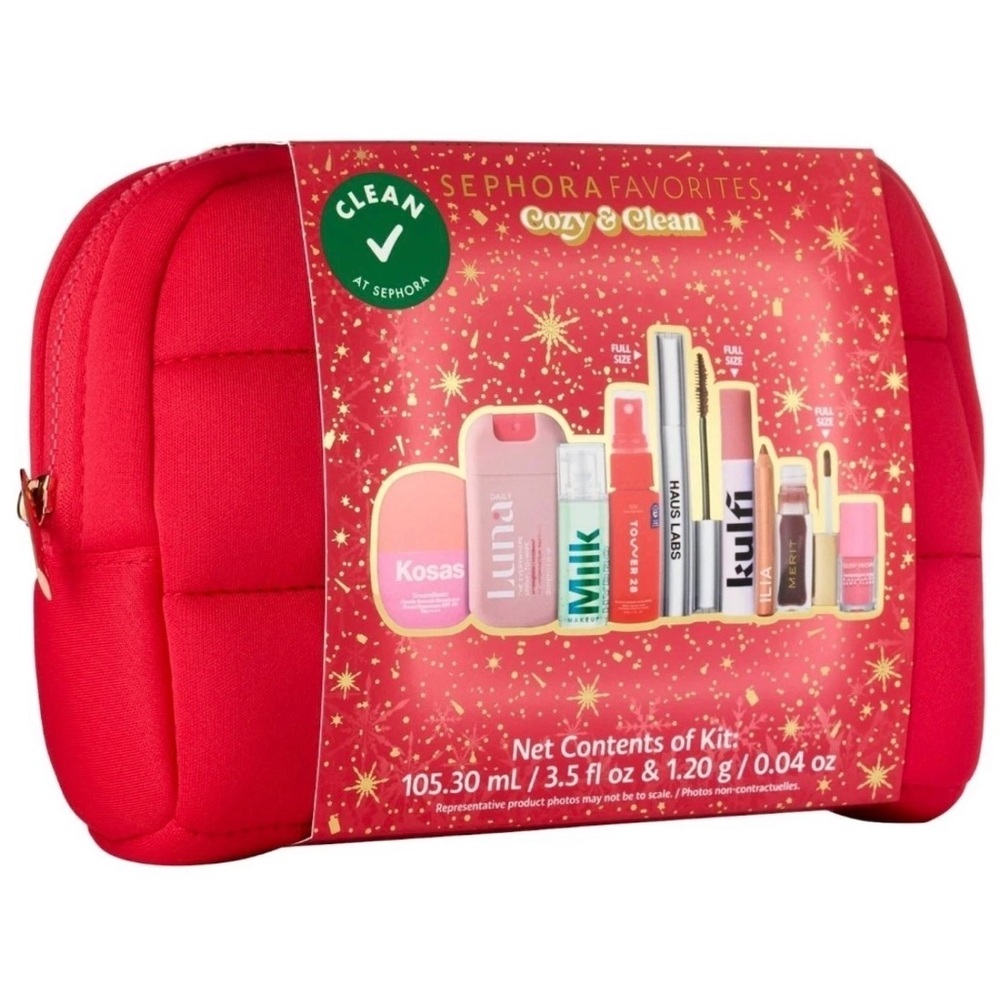 New Sephora Favorites Cozy & Clean Makeup Value Set - Holiday 2025 - 9pc - Picture 2 of 4